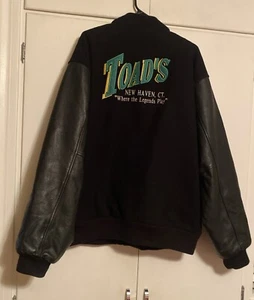 Toad's Letterman Jacket New Haven CT  2X Game Custom  USA Where The Legions Play - Picture 1 of 9