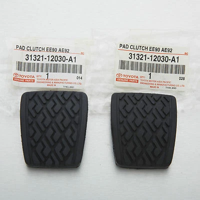 Pastillas de pedal de freno originales Toyota Corolla MR2 Tercel Paseo 2X AE86 KE70 AE80 AE90 Foto 1 de 2