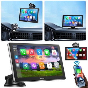 9 pulgadas Portátil Inalámbrico Apple CarPlay Android Automático Para Coche Estéreo Radio CAM+FM - Imagen 1 de 12