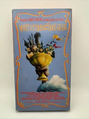 Monty Python And The Holy Grail VHS 1975 1991 Release Cult Classic Comedy OOP FS - Image 1 of 4