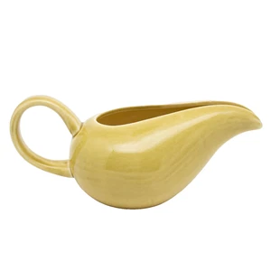 MCM Vintage Russel Wright Steubenville Chartreuse Crema Gravy Boat - Imagen 1 de 4