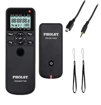 wireless shutter remote control with digital timer for Olympus/panasonic cameras - Image 1 of 4