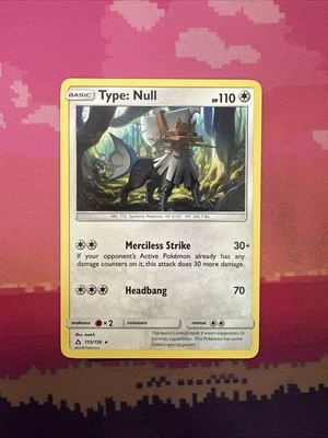 Pokemon Card Type: Null Ultra Prism Rare 115/156 Near Mint - Image 1 of 2
