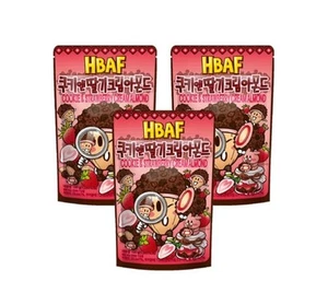 3 X HBAF Galleta y Fresa Crema Almendra 190g de Corea - Imagen 1 de 2