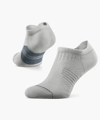 2 X Pairs Rockay Accelerate Anti Blister Running Socks - Grey - XL, UK 11-13.5 - Image 1 of 4