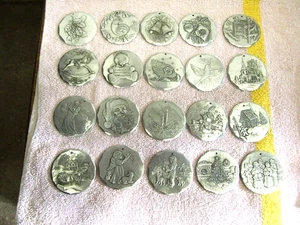 20 Wendell August Forge Christmas Bronze Ornaments Collection 1980 to 1999 - Picture 1 of 6