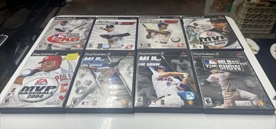 Sony Playstation 2 MLB Baseball Lot The Show 06 07 09 MVP 2003 2004 2K6 2K7 2K8 - Image 1 of 4