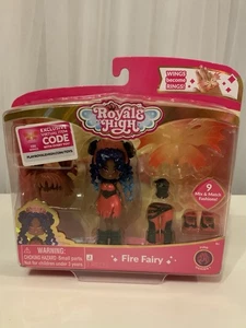 Jazwares Royal High "Fire Fairy" Puppe mit exklusivem virtuellen Code NEU versiegelt  - Bild 1 von 14