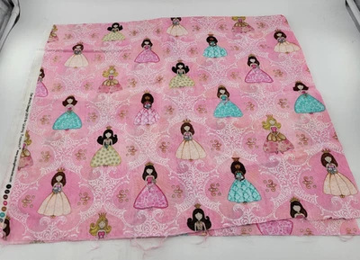 Dan Morris Design for Quilting Treasures 2015 Cotton Princess Fabric - Image 1 of 2