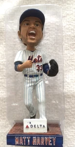 NY METS MATT HARVEY BOBBLEHEAD SGA CITI FIELD FIGURE ORIOLES MLB BASEBALL - Picture 1 of 11
