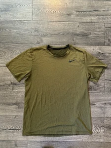 Nike Camicia Uomo Grande Verde Manica Corta Corsa Leggera Allenamento Palestra Allenamento - Foto 1 di 12