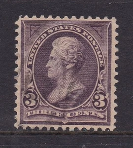 Scott #268 Andrew Jackson 3c (singolo) 1895 usato con cerniera Wtrmkd - Foto 1 di 1