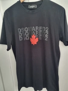 Dsquared2 Original Triple Logo Print T-Shirt Gr. XL - Bild 1 von 8