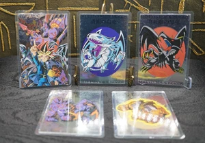Yu-Gi-Oh Movie Limited Laminated Card Set Yugi Blue-Eyes Red-Eyes Vintage 90s - Bild 1 von 14