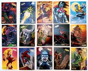 Marvel Fleer Ultra Spiderman 1995 conjunto base de 15: #2-62 no consecutivo - Imagen 1 de 2