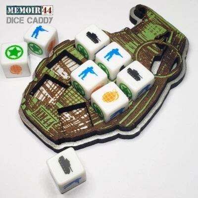 Memoir 44 Grenade Dice Caddy / Tray | World War 2 Gaming TTRPG Scenery - Image 1 of 4