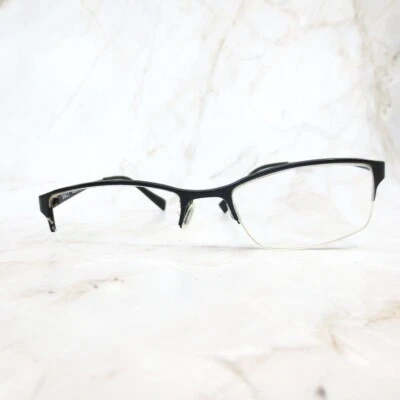 Marco de gafas Salt LLoyd RB unisex negro satinado titanio medio borde 52-18-145 Foto 1 de 4