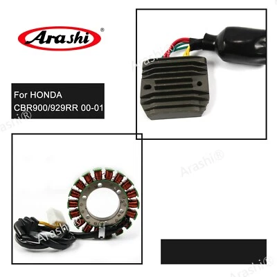 For Honda CBR900RR CBR929RR 2000 2001 Engine Stator Coil & Rectifier Regulator - Image 1 of 4