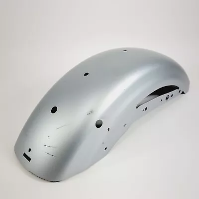 2020 Harley-Davidson XL883N Iron 883 Barracuda Silver Denim Rear Fender 2010-22 - Image 1 of 4