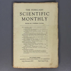 THE SCIENTIFIC MONTHLY - Feb. 1933 - International Radio Tuning at Long Range - Foto 1 di 8