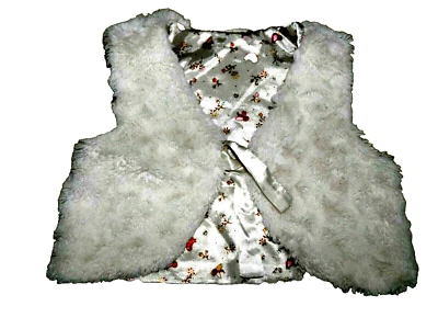 Mädchen-Fell-Weste H&M Gr-80 - Bild 1 von 3