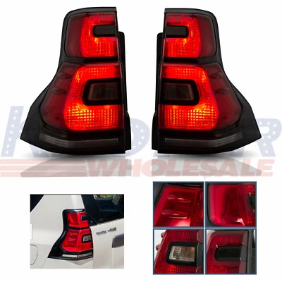 Led Tail lights LH RH Sequential Indicator For Toyota Land Cruiser Prado 10-16 - Image 1 of 4