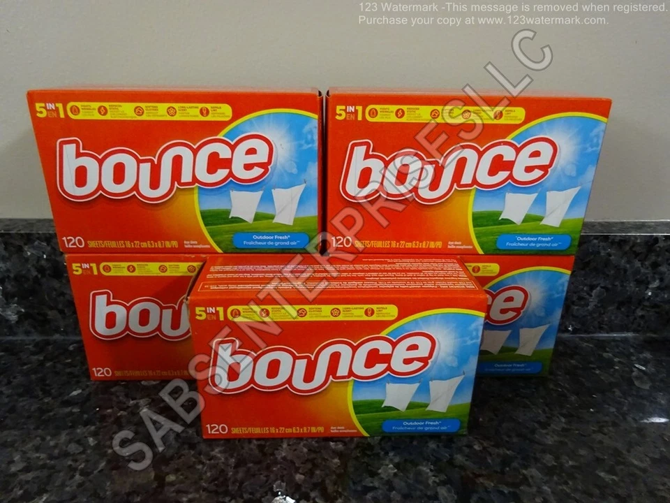 Bounce Outdoor Fresh Fabric Softener Sheets 120 Count