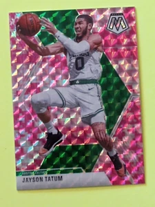 2019/20 Panini Mosaic Pink Camo Jayson Tatum #79 SP Celtics - Picture 1 of 4