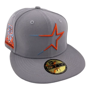 New Era Houston Astros 35th Anniversary orange Scheibe grau/blau UV 59FIFTY Mütze - Bild 1 von 7