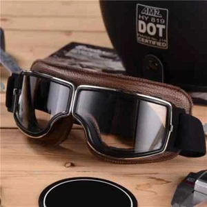 Gafas de sol retro para casco de motocicleta a prueba de viento - Imagen 1 de 28