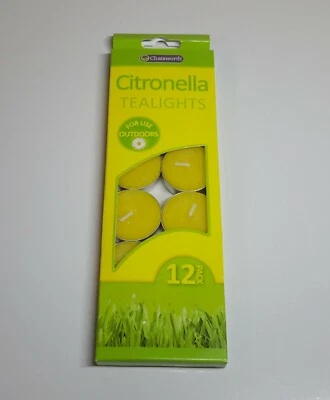 Original scented Chatsworth 12Pk Citronella Tealights - Image 1 of 2