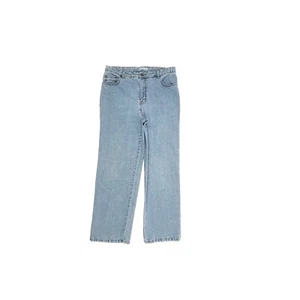Kim Rogers Straight leg Women's size 10P Light Wash Blue Denim jeans - Picture 1 of 3