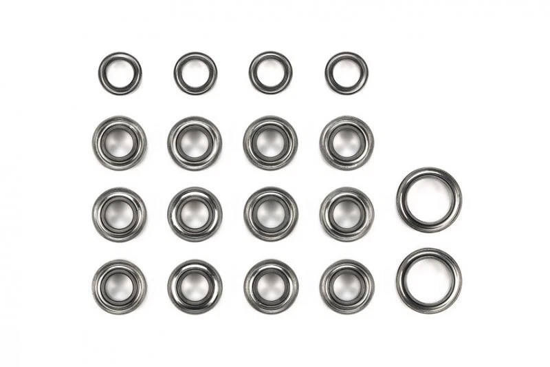 Tamiya 22026 MB-01 Full Ball Bearing Set (18pcs) For MB01 Chassis RC Car Parts - Image 1 of 1