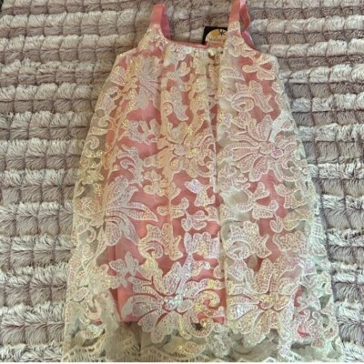 Halabaloo beautiful little girls dress size 7 - Image 1 of 4