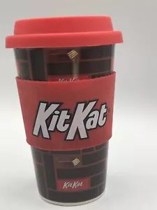 Hersheys KIT KAT Mug Candy Bar Ceramic Advertising Travel Mug With Silicone Band - Picture 1 of 6