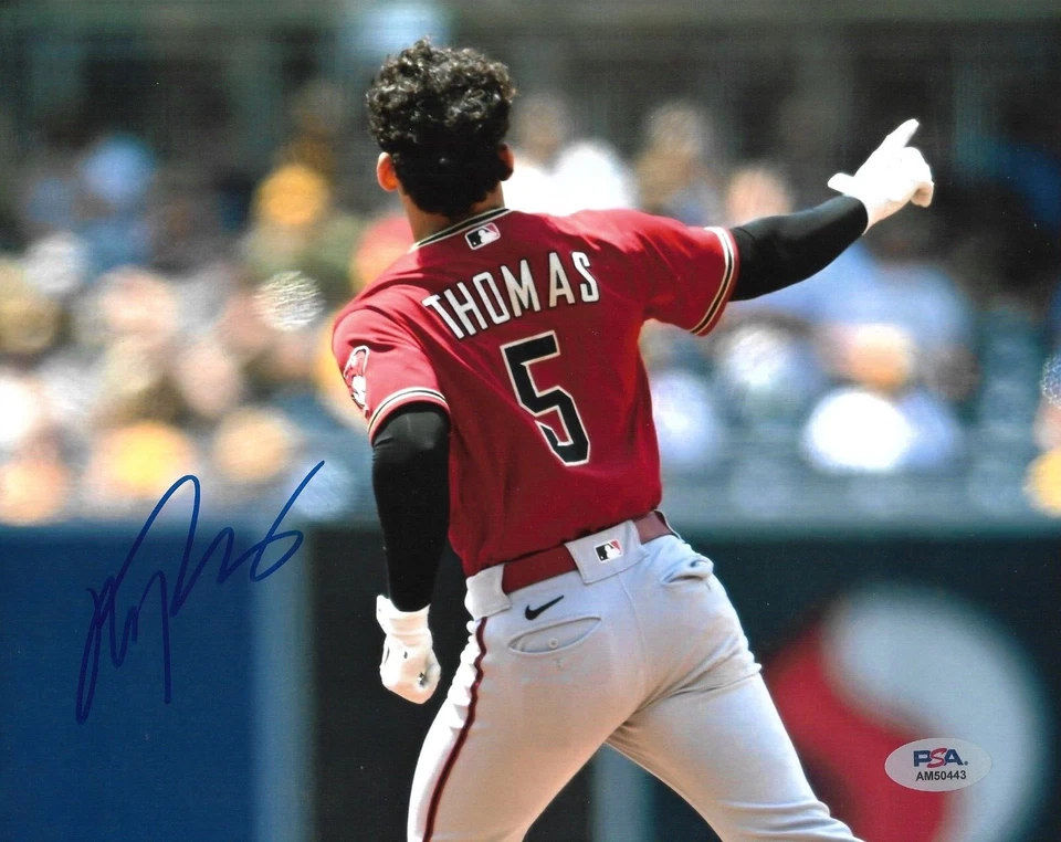 Alek Thomas Arizona Diamondbacks MLB Signed Auto 8x10 Photo PSA/DNA COA #1 - Image 1 of 1