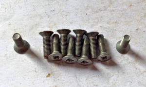 Steel M3 x 10mm CSK Head Pozi Machine Screw (pkt. 10) - Picture 1 of 2