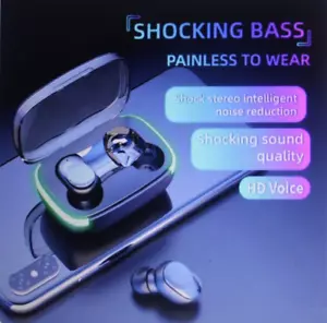 Y60 Fone Bluetooth Earphones 5.1 TWS Wireless Headphones with LED Display Stereo - Picture 1 of 6