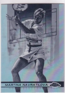 Topps Chrome 2024 Tennis No. 175 Martina Navratilova Black White Refractor - Bild 1 von 2