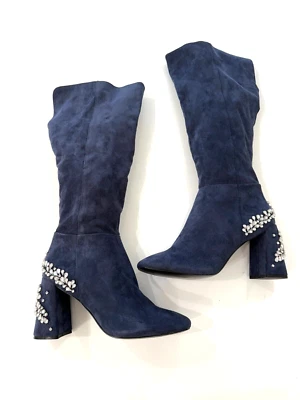 Charles by Charles David Tenacious 海军蓝高跟鞋 8 码全新无盒 — 第 1/4 张图片