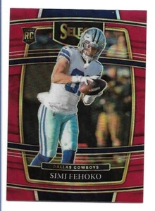 Simi Fehoko 2021 Panini Select #83 Red Prizm #/99 Dallas Cowboys - Imagen 1 de 2