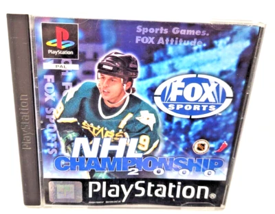 NHL Championship 2000 Fox Sports PS1 PlayStation 1 PAL UK + Manual - Image 1 of 4