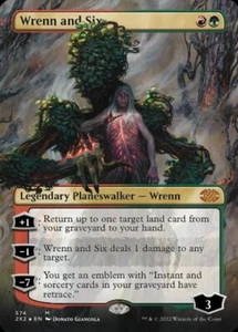Wrenn and Six - Textured Foil - Engl. - Double Masters 2022 Mythic Rare NM MTG - Bild 1 von 1