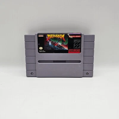 Drakkhen (Super Nintendo Entertainment System, 1991) CART ONLY - Image 1 of 2