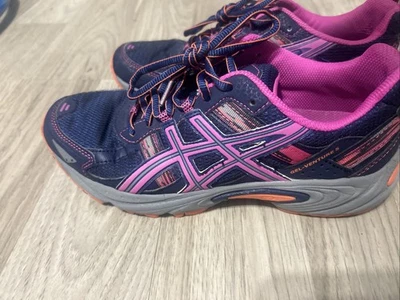 Asics T5N8N Gel Venture 5 Mujer Talla 7 Multicolor Trail Running Zapatillas Zapatos Foto 1 de 4