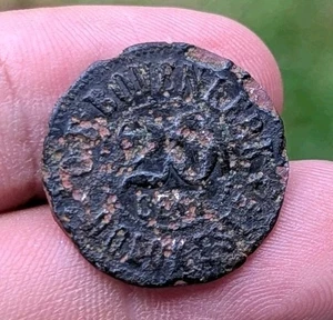 ¡RARO!!! Moneda token Sumatra 20 centavos 1886-1897 Dolok Estate Plantation_Z356 - Imagen 1 de 10