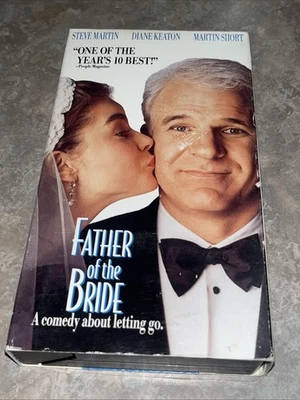 Father Of The Bride VHS Steve Martin Diane Keaton Martin Short **TESTED** - Image 1 of 4
