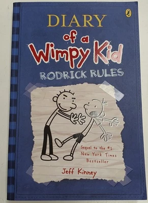 Diary of a Wimpy Kid #2 Rodrick Rules by Jeff Kinney PB c2008 1st Australian Ed - Image 1 of 4