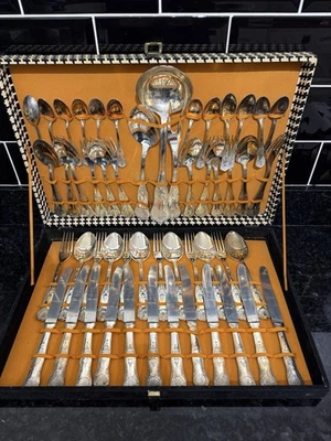 Vintage Silver Plated Cutlery Set In Original Box - Image 1 of 4
