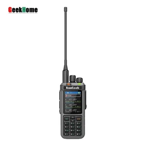 HamGeek UV-98 Plus 10W Walkie Talkie VHF UHF Transceiver w/ 3-Section Display== - Picture 1 of 7